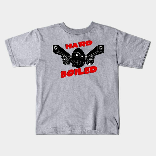 Hard Boiled (Noir) Kids T-Shirt by doodledude